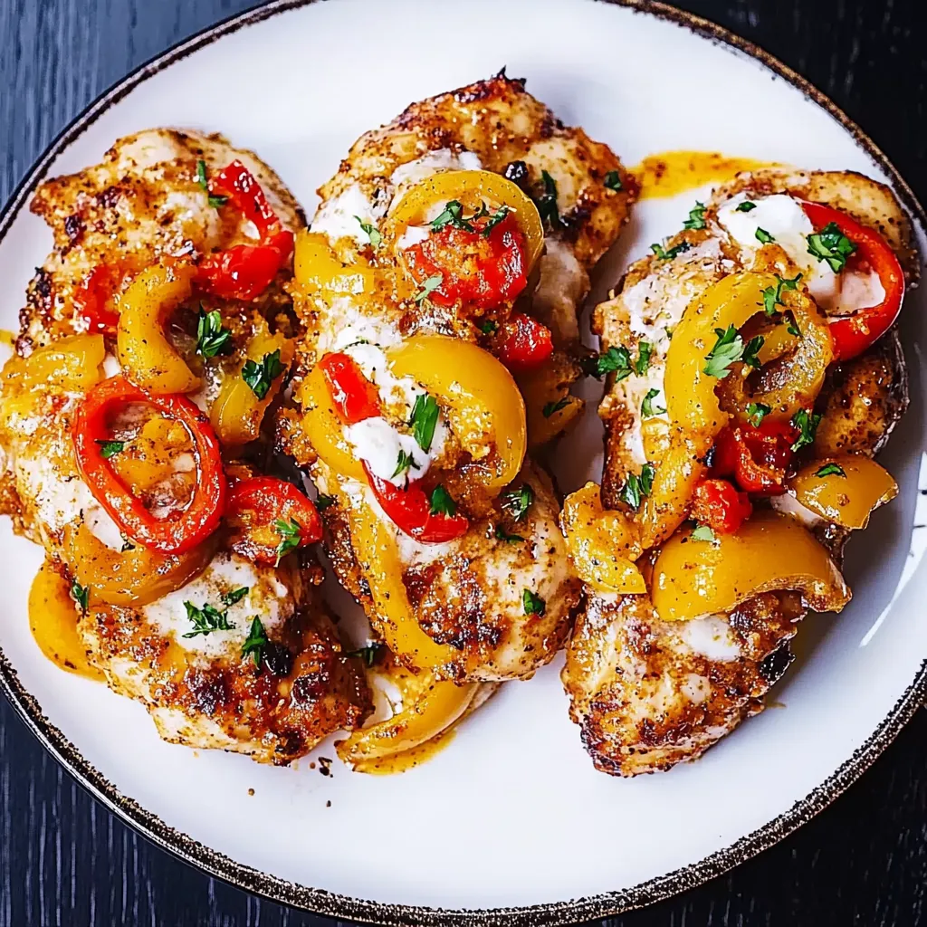 Cajun Chicken with Bell Peppers
