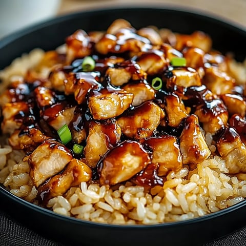 Honey BBQ Chicken Rice
